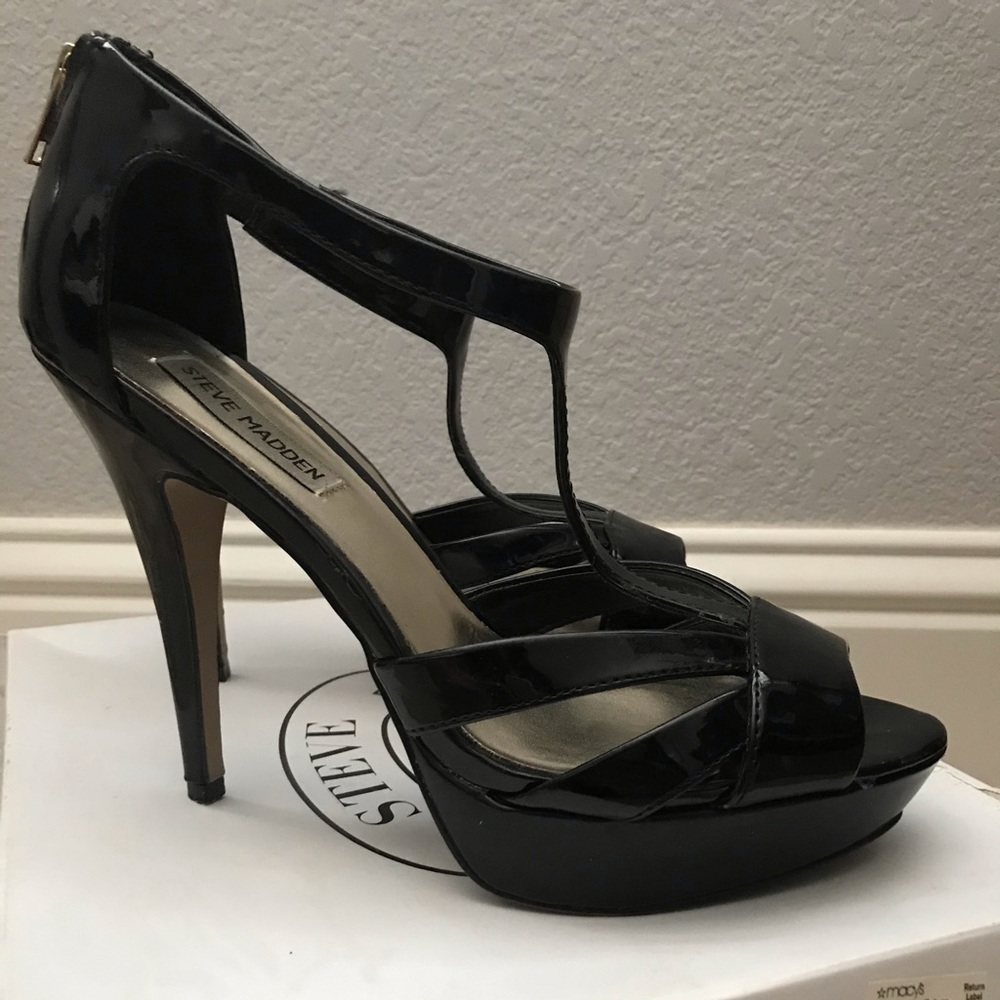 Steve Madden patent leather platform